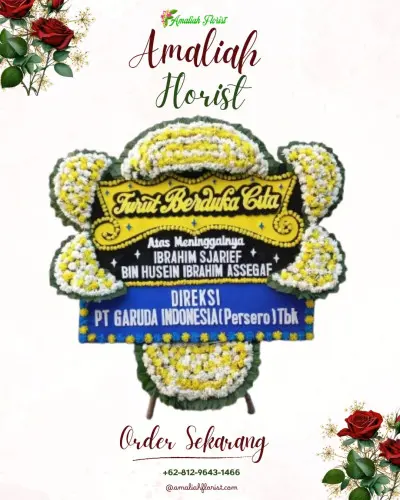 Papan Bunga Duka di Sirnajaya